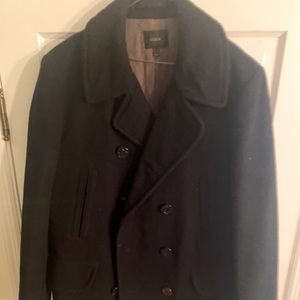 Mens jcrew peacoat